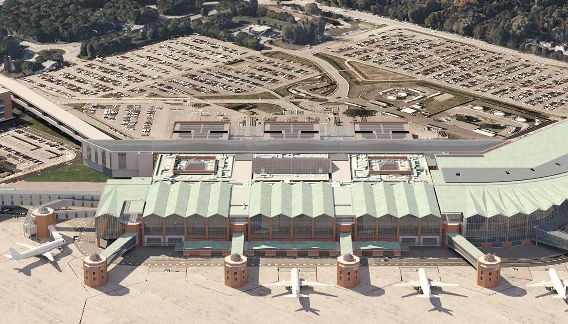 aeroporto marco polo venezia render