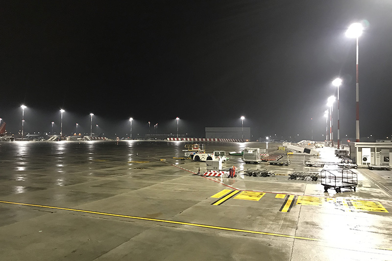 aeroporto marco polo pista verifiche illuminotecniche